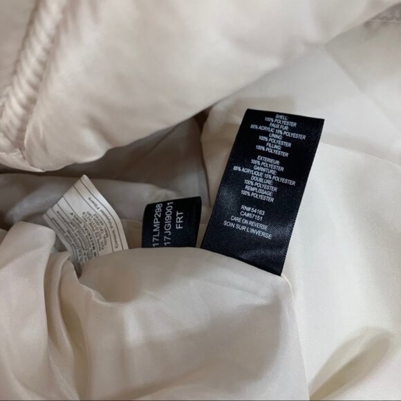 KENNETH COLE NEW YORK Faux Fur Trim Puffer Jacket - Picture 7 of 7